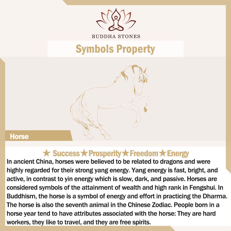 Buddha Stones Year Of The Horse Copper Brass Five-Emperor Coins Om Mani Padme Hum Protection Key Chain
