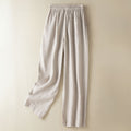 Buddha Stones Summer Casual Minimalist Drawstring Solid Ankle Pants Women's Harem Pants With Pocket