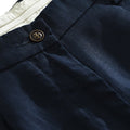 Buddha Stones Summer Casual Minimalist Wide Leg Solid Zipper Men's Shorts With Pocket