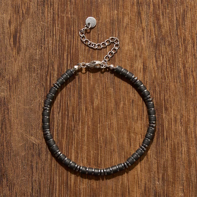 FREE Today: Positive and Self Care Natural Lapis Lazuli Amethyst Frosted Stone Bead Bracelet