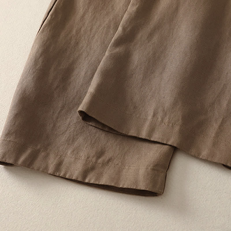 Buddha Stones Daily Plain Simple Design Women's Pants With Pockets