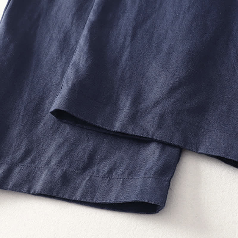 Buddha Stones Daily Plain Simple Design Women's Pants With Pockets