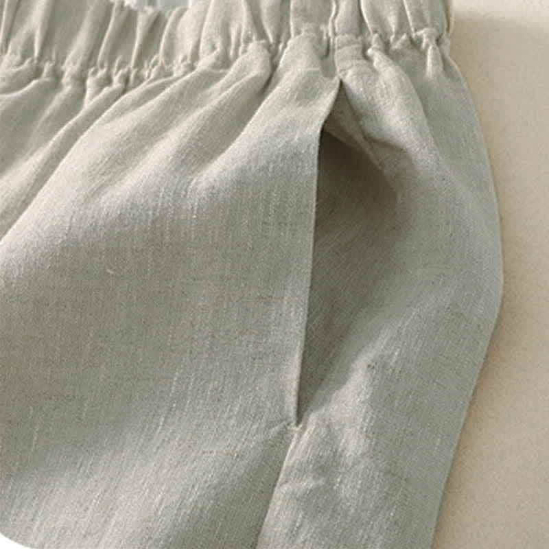 Buddha Stones Daily Plain Simple Design Women's Pants With Pockets