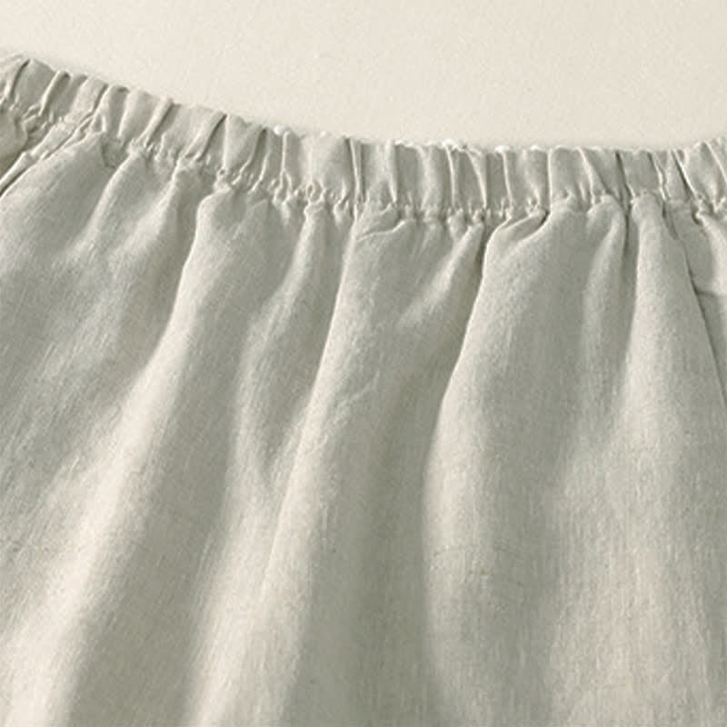 Buddha Stones Daily Plain Simple Design Women's Pants With Pockets