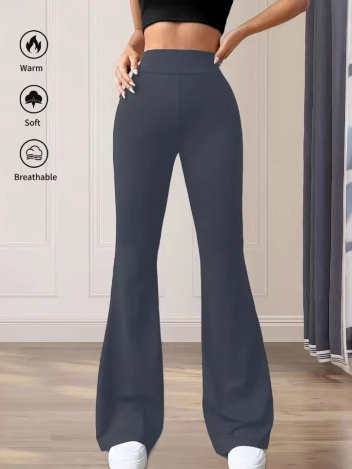High Waist Flare Pants