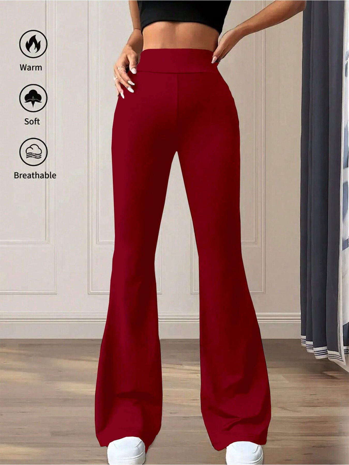 High Waist Flare Pants